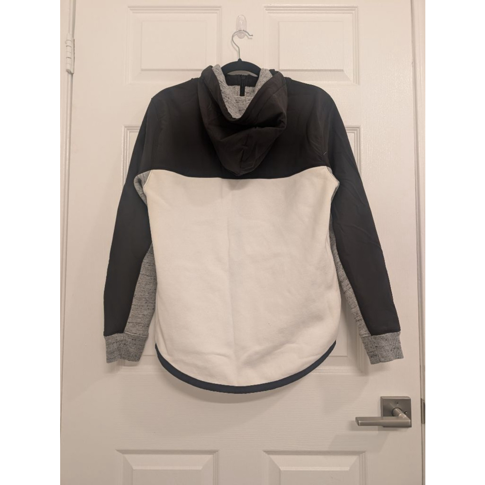 Men's Hollister California Hoodie S Black White Colorblock Full Zip Jacket, - Picture 3 of 5